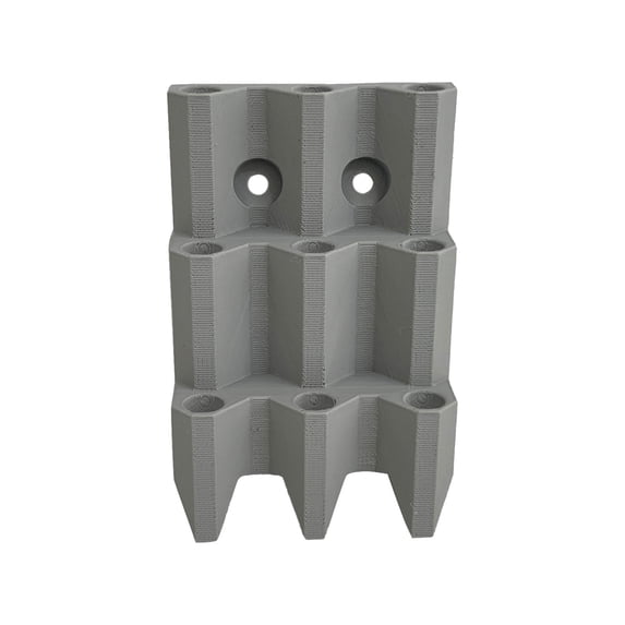 Dart Holder Wall Mount Display Rack 3D Printed, Clearance, Bracket for 9 Steel or Soft Tip Darts, Storage and Organizer Accessory for Dart Players, No Darts Included(B)