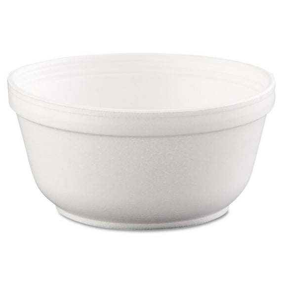 Dart® Insulated Foam Bowls, 12oz, White, 50/pack, 20 Packs/carton