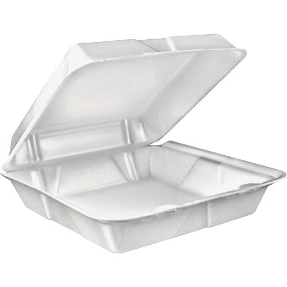 Large Foam Carryout, Food Container, 3-Compartment - White, 1 - Harris  Teeter