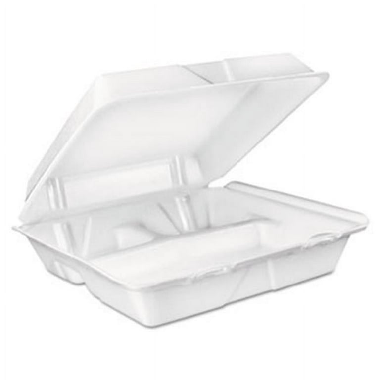 Dart Carryout Food Containers 1 Compartment 3 14 x 8 38 x 7 78 White Pack  Of 200 - Office Depot