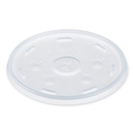 Dart Lids for Foam Cups and Containers, Fits 32 oz/44 oz/60 oz Hot Cups, Plastic, Translucent, 1,000/Carton