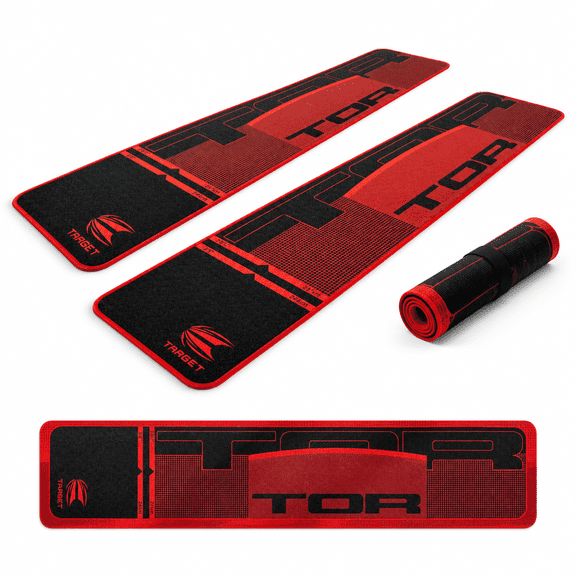 Dart Mat Oche for Steel and Soft Tip Darts, Full-Length Tournament Standard Playing Surface