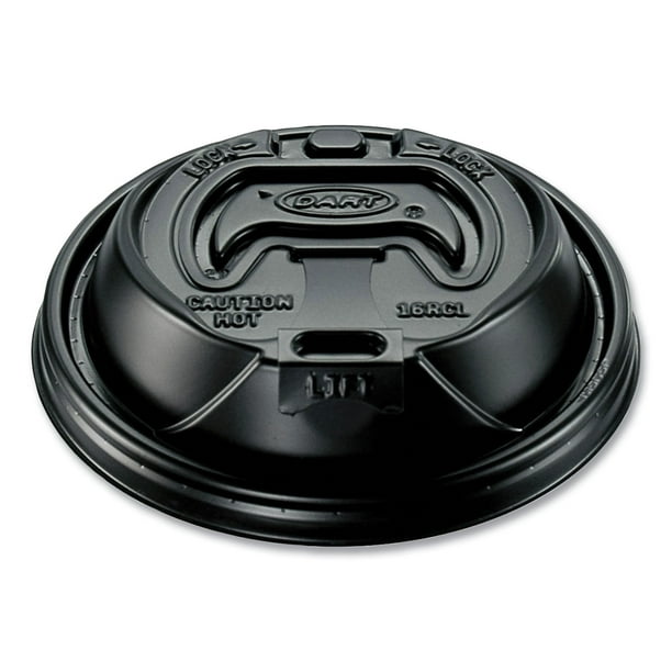 Optima Reclosable Lid, Fits 12 oz to 24 oz Foam Cups, White, 100/Pack