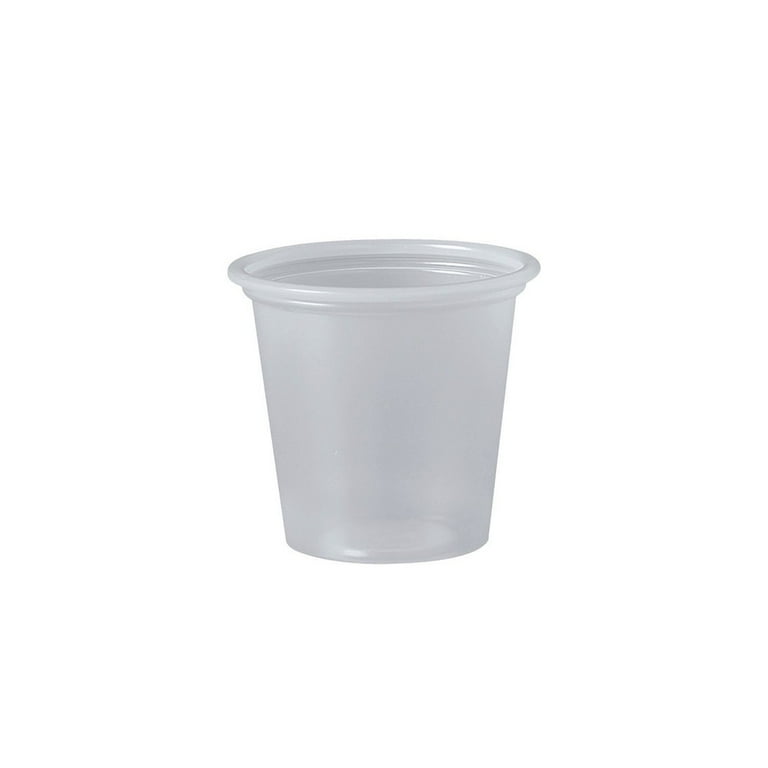Polystyrene Portion Cups, 1 oz, Translucent, 2,500/Carton Polystyrene Portion Cups, 1 oz, Translucent, 2,500/Carton
