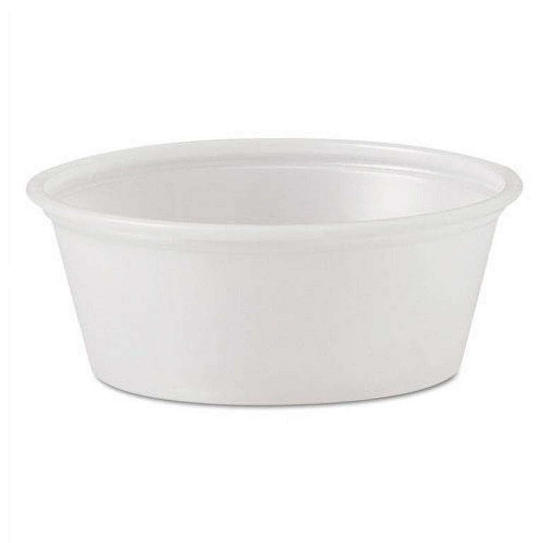 Polystyrene Portion Cups, 1 oz, Translucent, 2,500/Carton Polystyrene Portion Cups, 1 oz, Translucent, 2,500/Carton