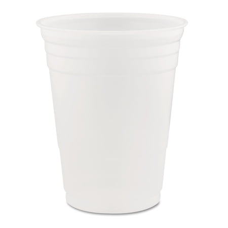 Dart P16 16 oz. Plastic Cold Drink Party Cups (20 Sleeves/Carton)