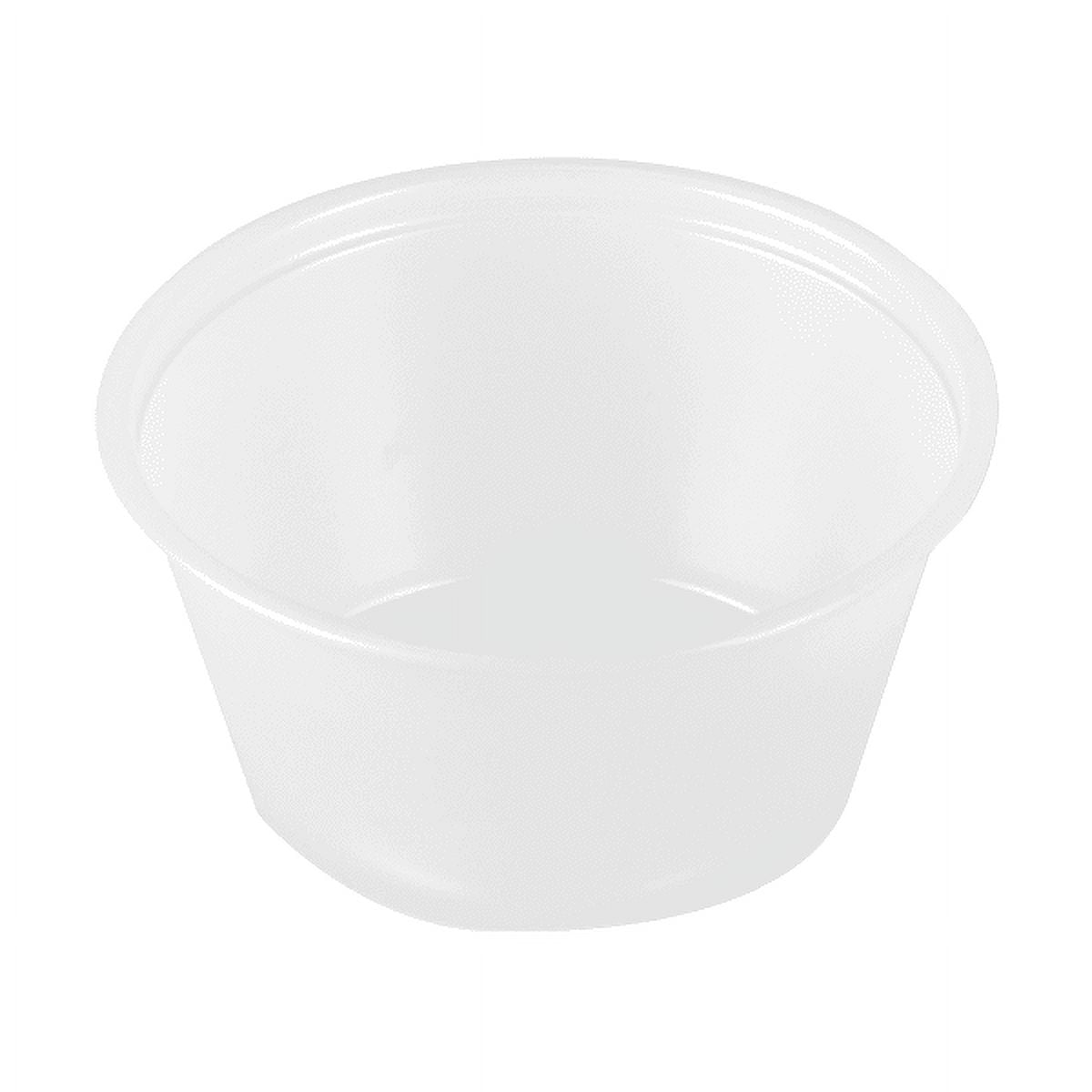 Dart P200N 2 oz Translucent PS Portion Container (Case of 2500)