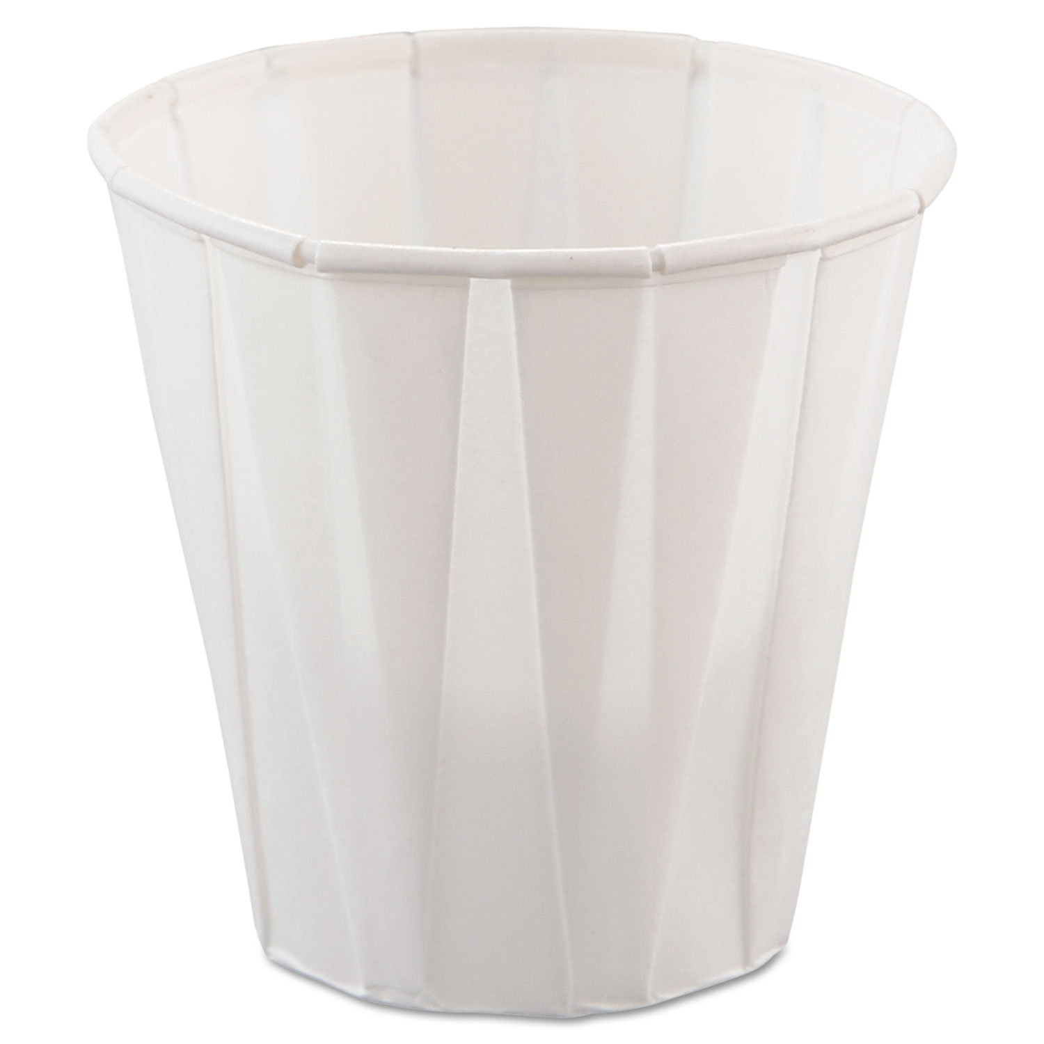 Dart® Paper Medical And Dental Treated Cups, 3.5 Oz, White, 100/bag, 50 Bags/carton