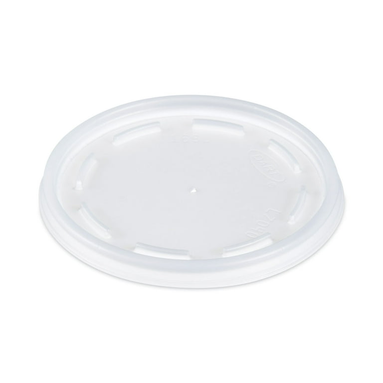 Plastic Lids, Fits 12 oz to 24 oz Foam Cups, Vented, Translucent, 100/Pack, 10 Packs/Carton Plastic Lids, Fits 12 oz to 24 oz Foam Cups, Vented, Translucent, 100/Pack, 10 Packs/Carton