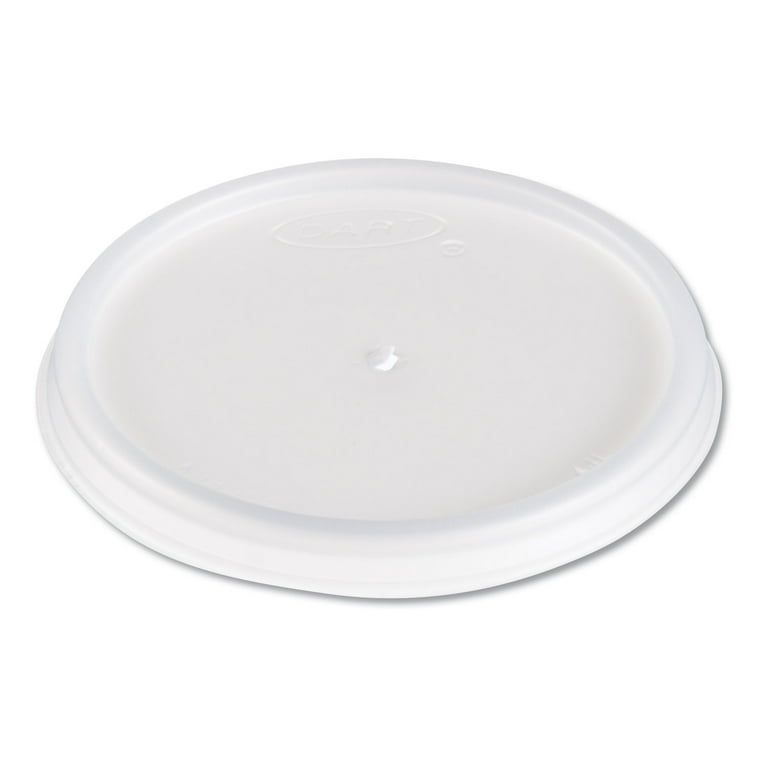 Plastic Lids, Fits 4 oz Cups, Vented, Translucent, 100/Pack, 10 Packs/Carton Plastic Lids, Fits 4 oz Cups, Vented, Translucent, 100/Pack, 10 Packs/Carton