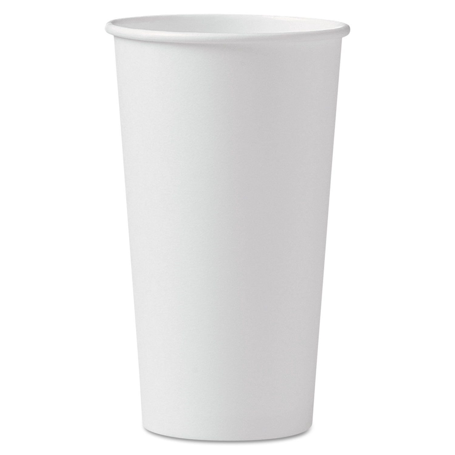 Dart® Polycoated Hot Paper Cups, 20 Oz, White, 600/carton