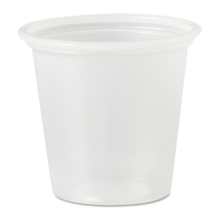 Polystyrene Portion Cups, 1 oz, Translucent, 2,500/Carton Polystyrene Portion Cups, 1 oz, Translucent, 2,500/Carton