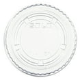 thumbnail image 1 of Dart Portion/Souffle Cup Lids, Fits 3.25 oz to 9 oz Cups, Clear, 125/Pack, 20 Packs/Carton, 1 of 3