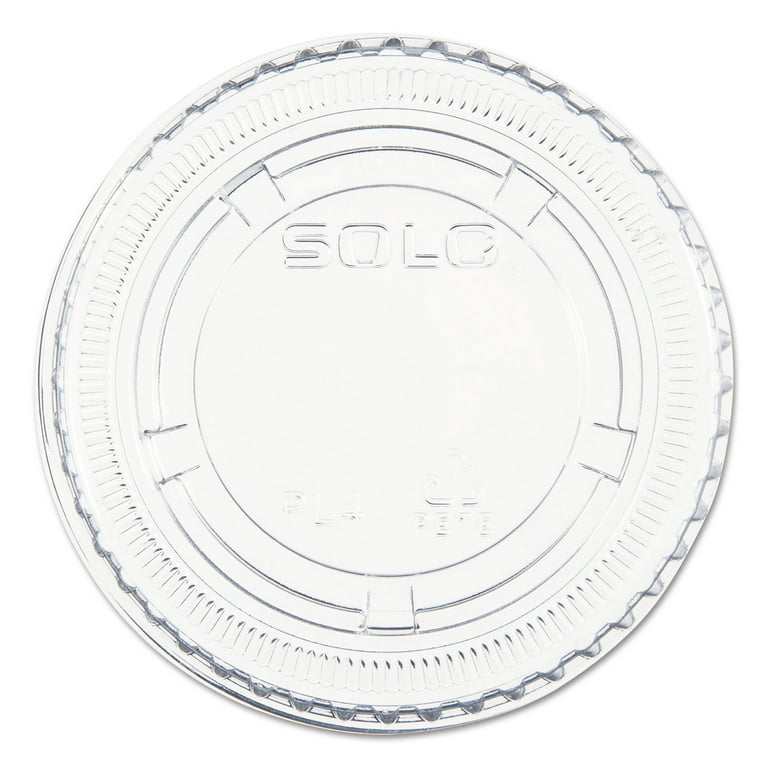 Portion/Souffle Cup Lids, Fits 3.25 oz to 9 oz Cups, Clear, 125/Pack, 20 Packs/Carton Portion/Souffle Cup Lids, Fits 3.25 oz to 9 oz Cups, Clear, 125/Pack, 20 Packs/Carton