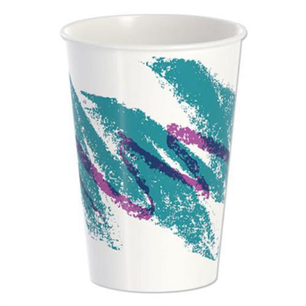Dart RNP16PJ Double Sided Poly Paper Cold Cups, 16 Oz, Jazz Design, 50/pack, 20 Packs/carton