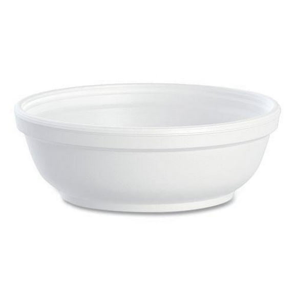 Insulated Foam Bowls 6 oz, White, 50/Pack, 20 Packs/CT