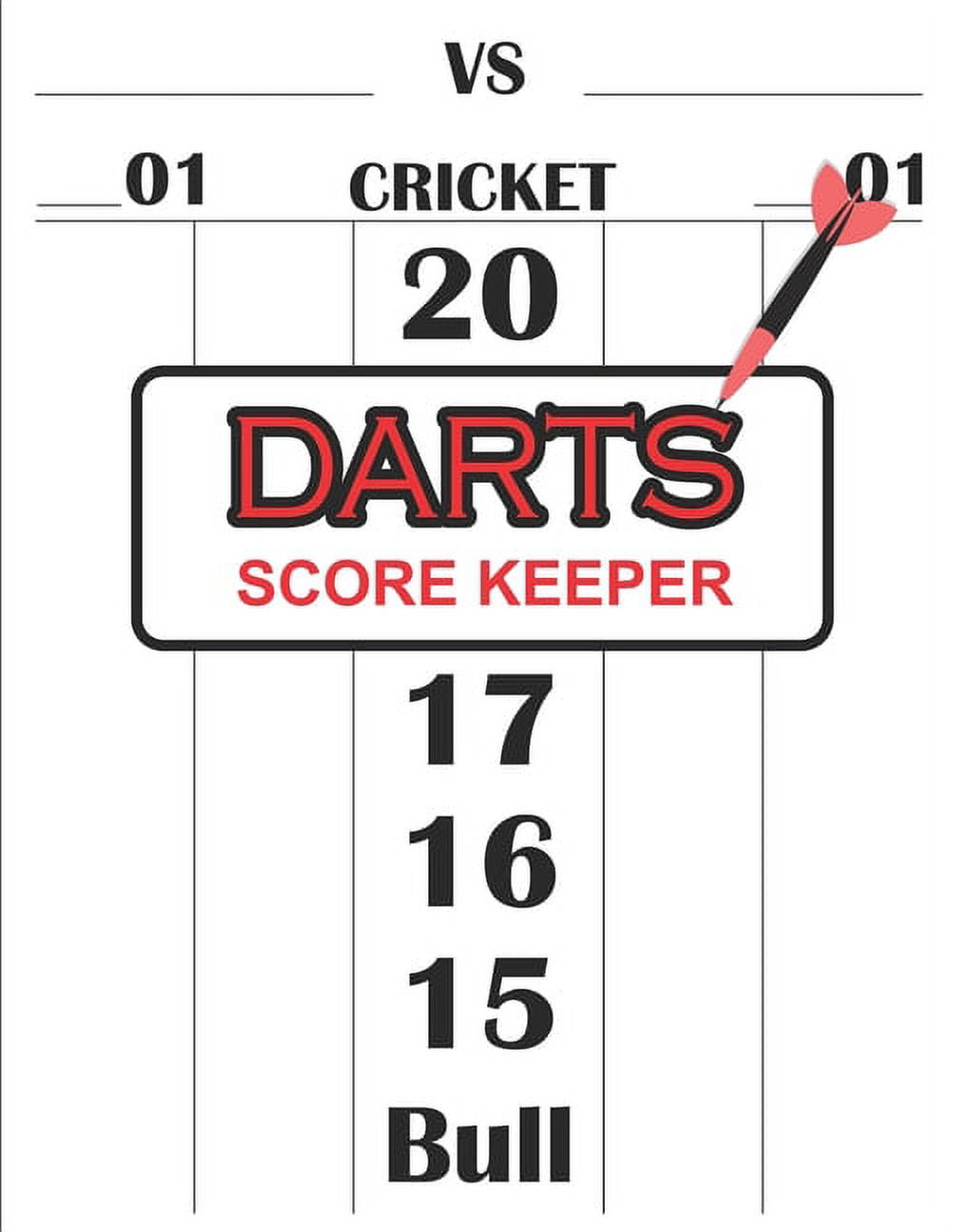 dart-score-keeper-100-darts-score-sheets-darts-game-dart-score-pad-score-keeper-notebook-walmart-com for Free Printable Dart Score Sheets Dart Score Keeper : 100 Darts Score Sheets, Darts Game, Dart Score Pad, Score Keeper Notebook - Walmart.com for Free Printable Dart Score Sheets