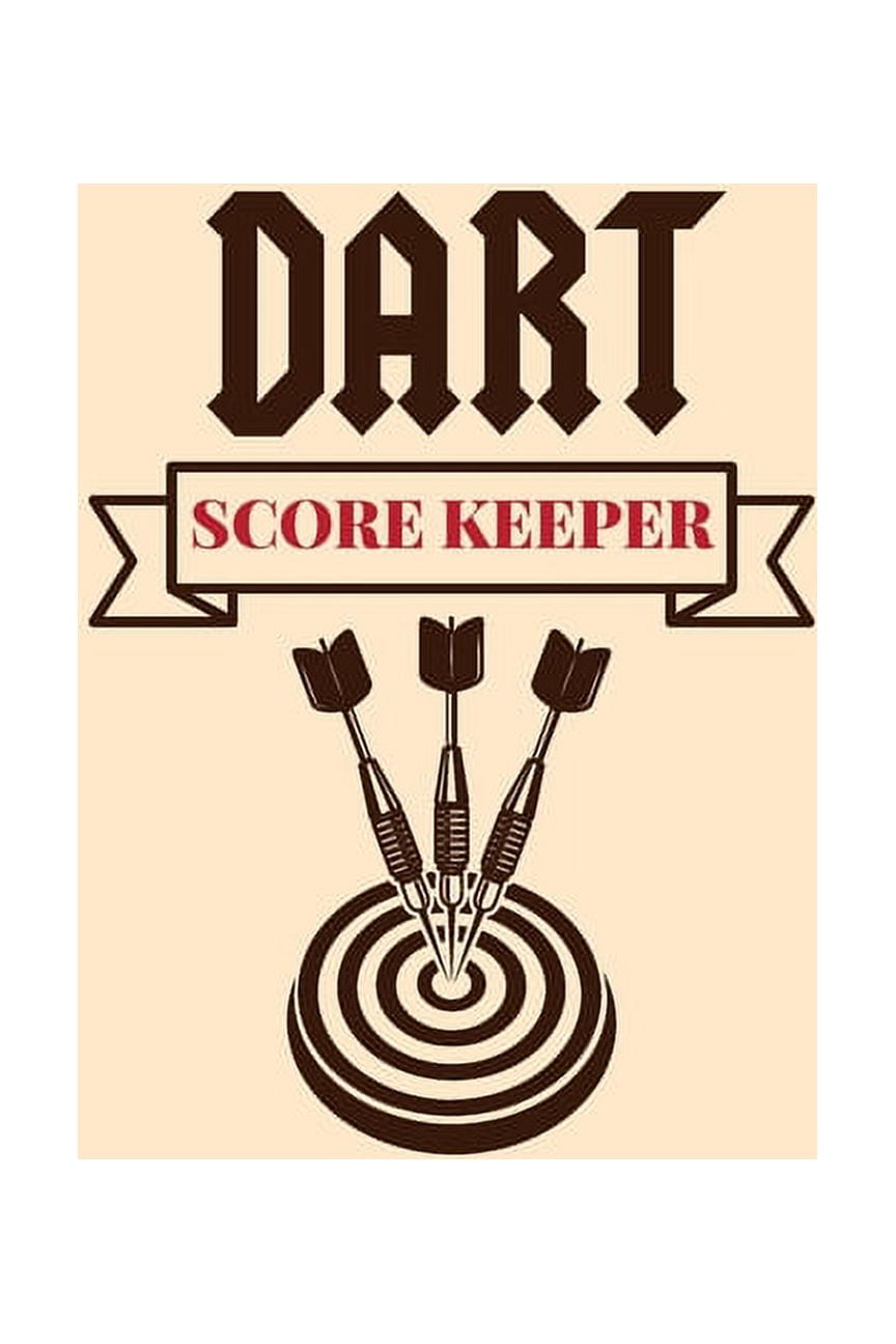 Dart Score Keeper Customized Darts Cricket and 301 & 501 Games Dart Score Sheet in One Logbook