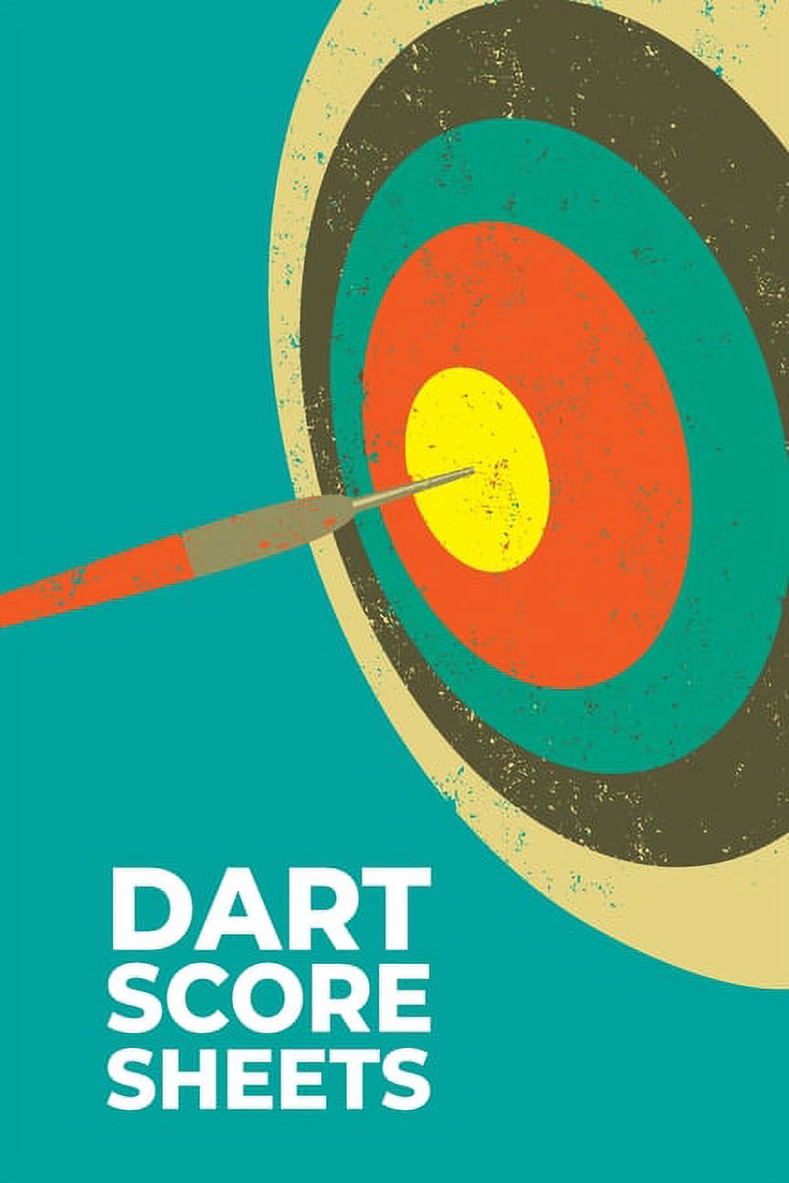 Dart Score Sheets Customized Darts Cricket and 301 & 501 Games Dart Score Sheet in One Logbook