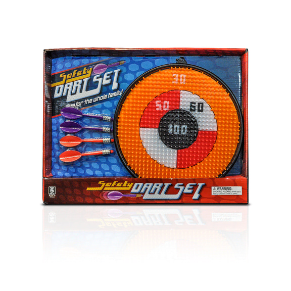 Blacklight Responsive Safety Dart Set