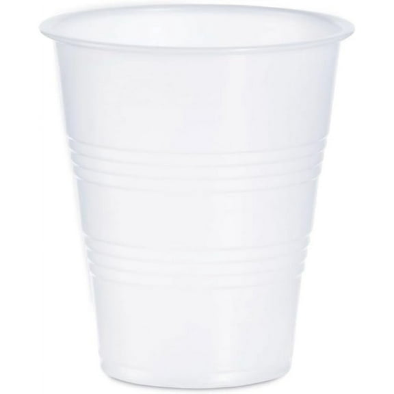 Dart Y7 7 oz. High-Impact Polystyrene Cold Cup - Translucent (25 Sleeves/Carton)