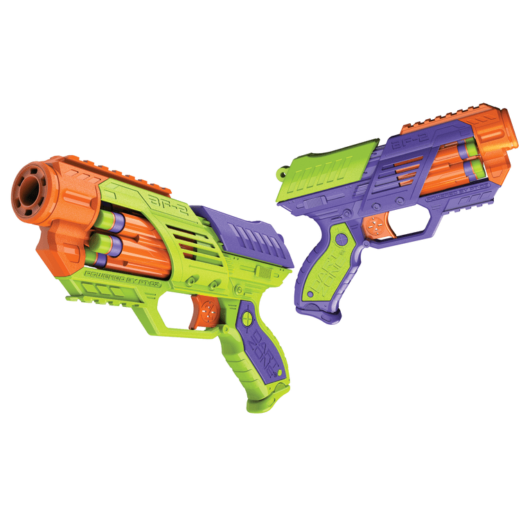 Dart Zone Nitroshot Blitzfire X2 Quickshot Blaster Combo for Ages