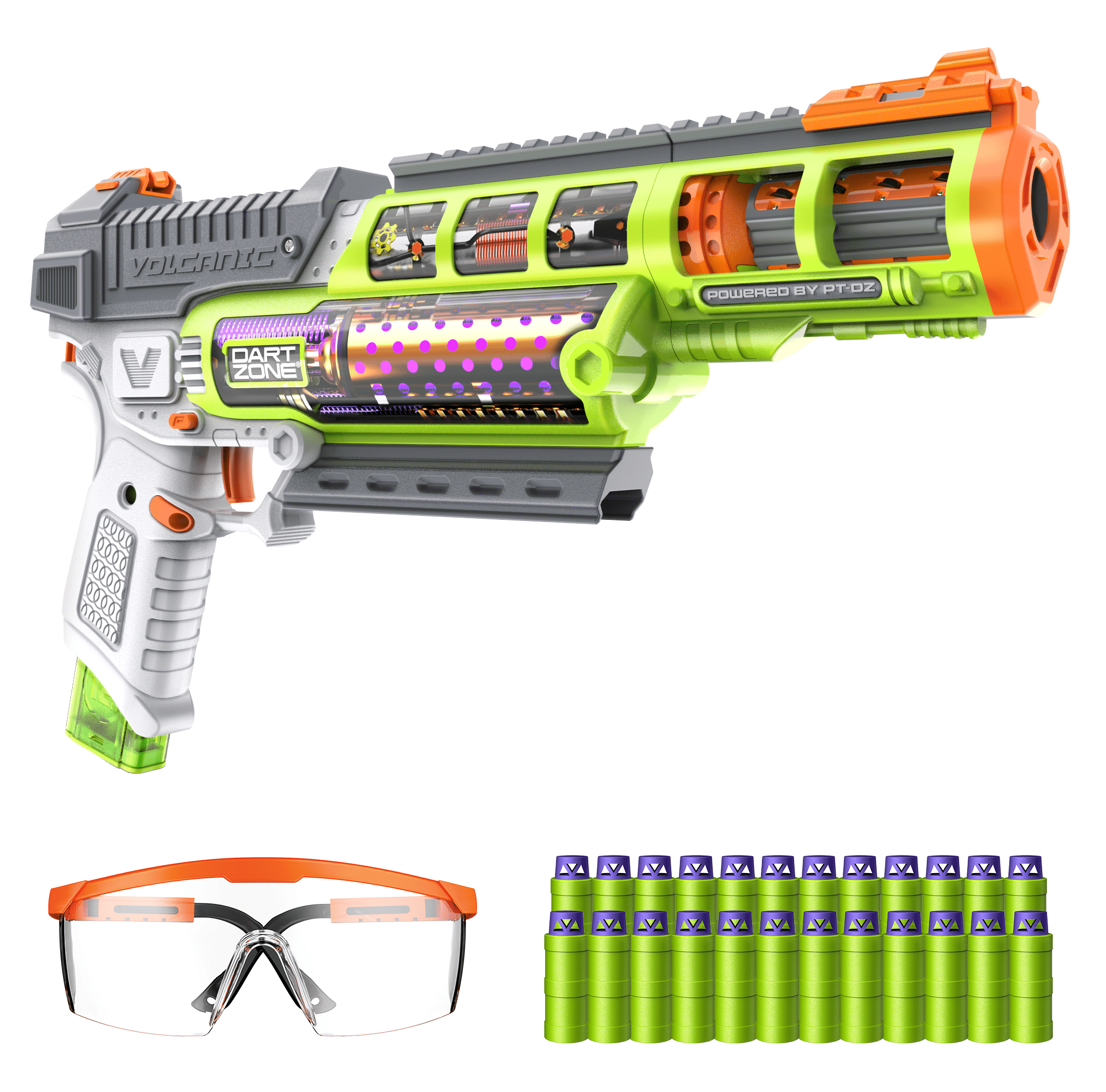 Dart Zone Max Nitroshot+ Volcanic Pro Blaster - Walmart.com