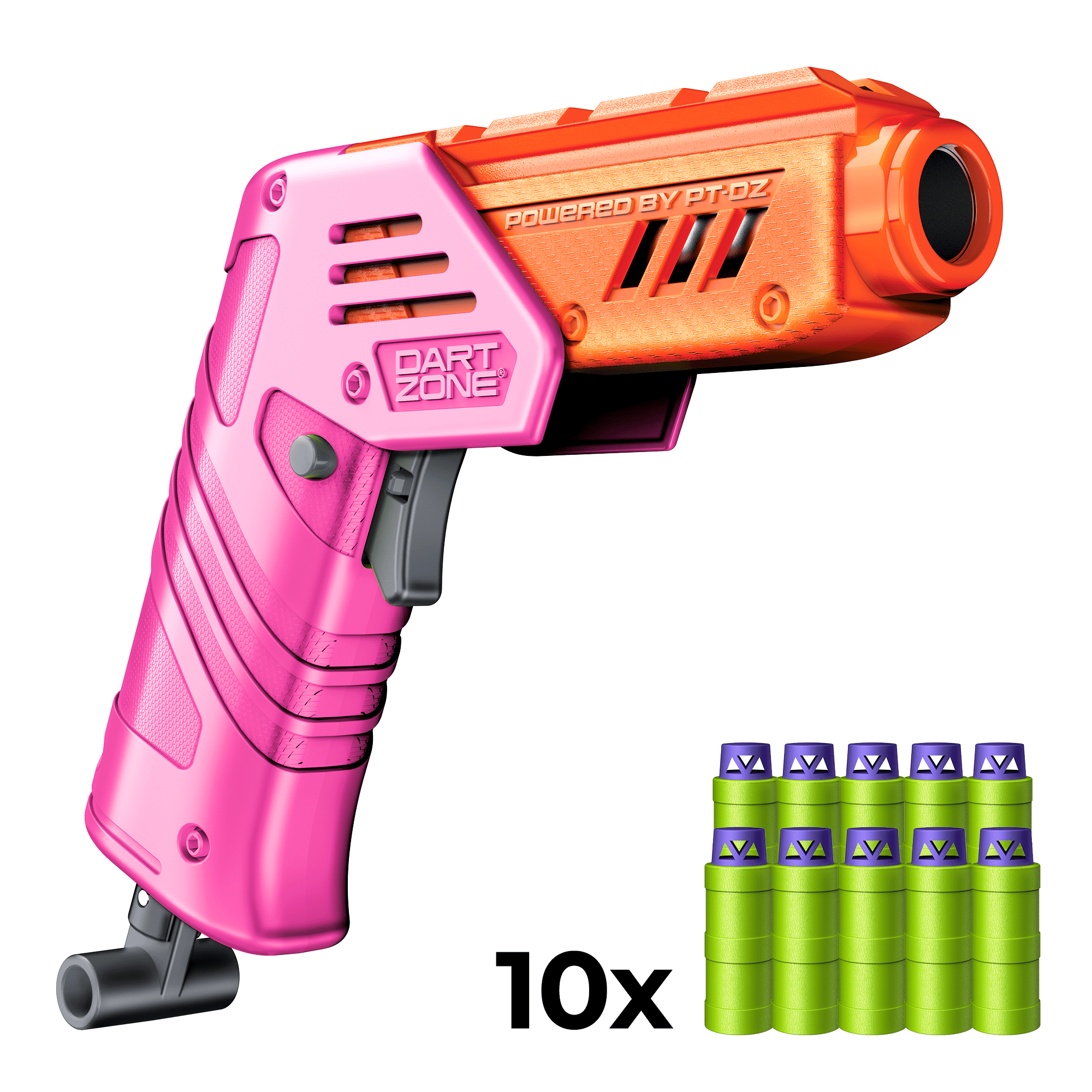 Dart Zone Max Solo Pro Foam Dart Blaster, Pocket-sized, 120 ft/sec