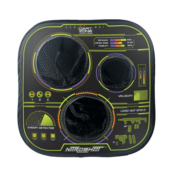 Dart Zone Pop-Up Target for Foam Dart Blasters - Compatible with all Blaster Brands including Adventure Force