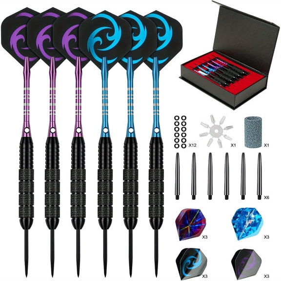 Dart gift sets in multiple sizes. Equipped with metal tips and aluminum shafts, ideal for indoor entertainment, competitions and outdoor games.