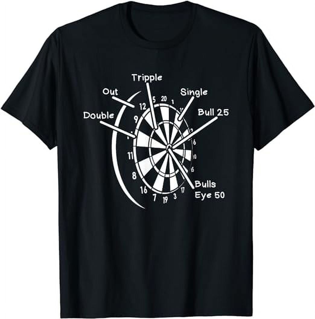 Dartboard Bullseye Darts Player Dart Board Arrow Throwing TShirt
