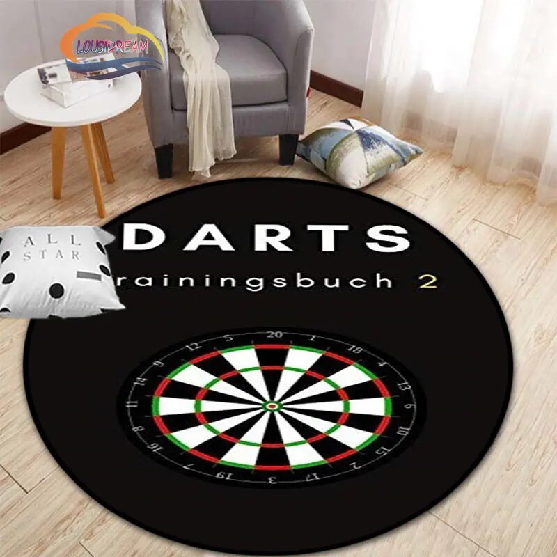 Dartboard Circular Carpet 3D Printing Darts round rug Children's