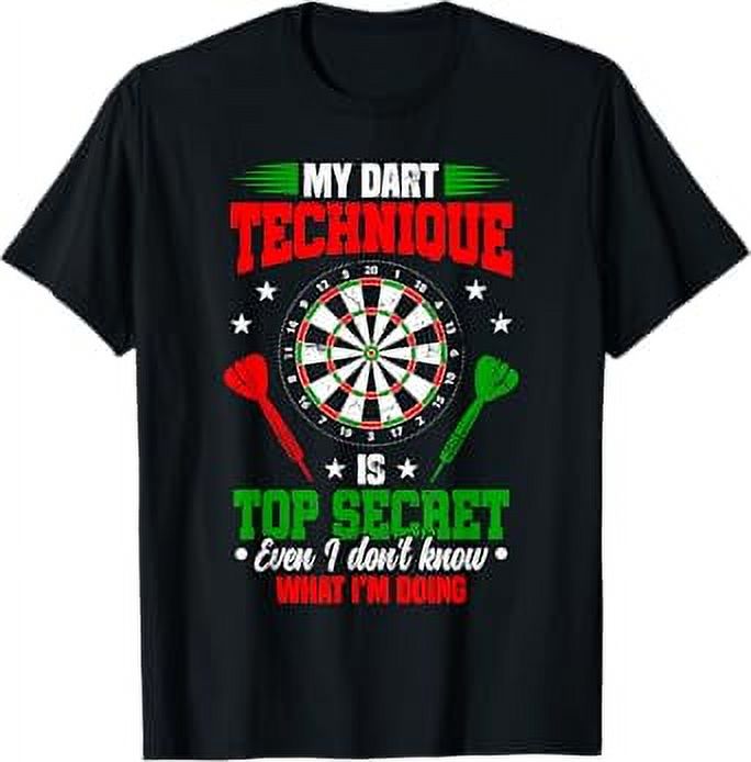 Dartboard Dart Player My Dart Technique TShirt