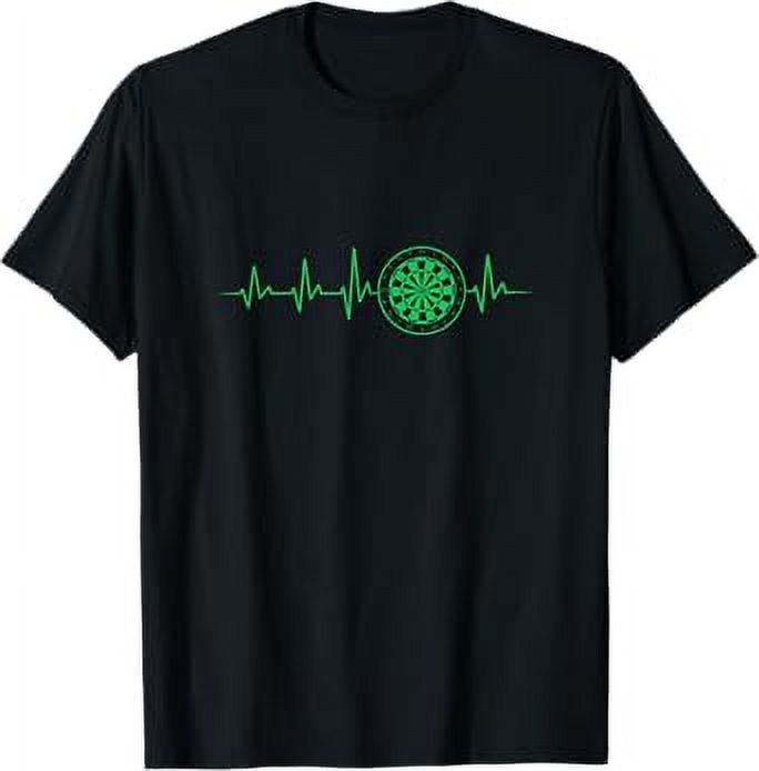 Dartboard Heartbeat ECG Dart Darts Player Darts TShirt