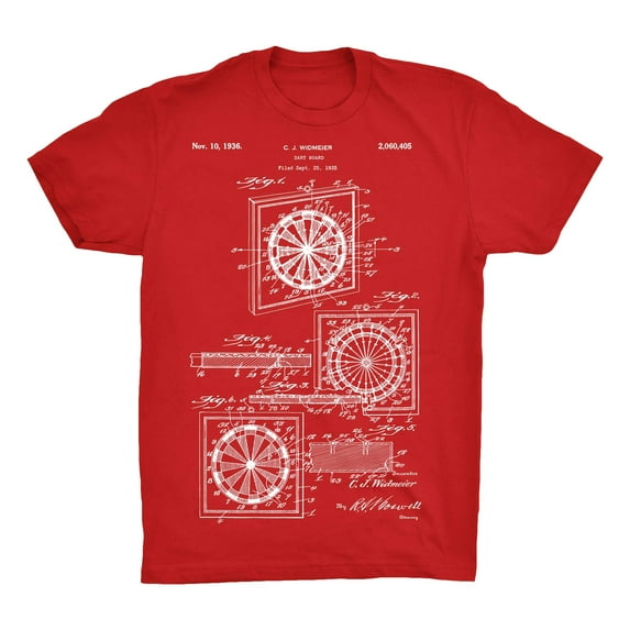 Dartboard Patent 100% Cotton Premium T-Shirt