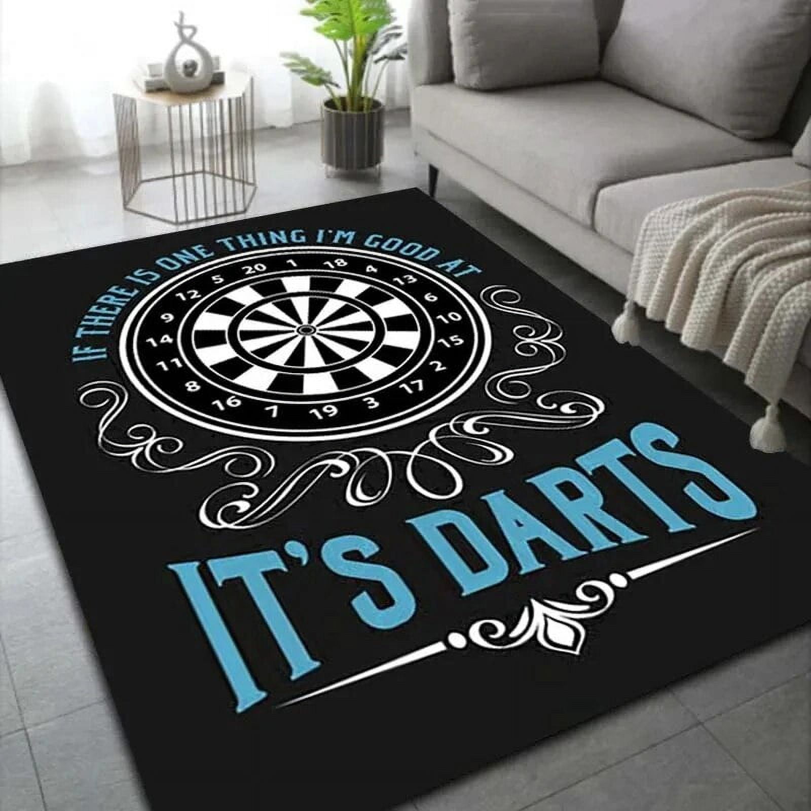 Dartboard Pattern Carpet for Living Room Home Decorations Sofa Table