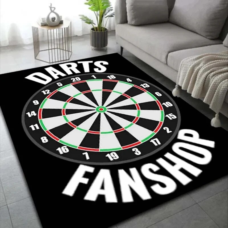 Dartboard Pattern Carpet for Living Room Home Decorations Sofa Table