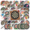thumbnail image 1 of Dartboard Stickers Darts Stationery Stickers Bullseye Kids Stickers Toy for Luggage Phone Laptop, 1 of 9