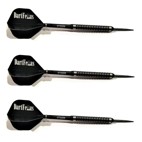 Dartfellas 90% Tungsten Steel Tip Dart Set - 24 Grams