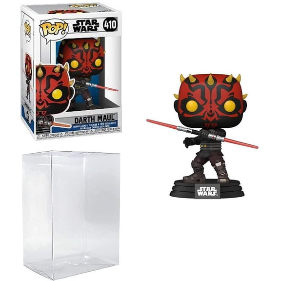 Darth Maul #410 Pop TV: Clone Wars Vinyl Figure (Includes Ecotek Pop Box Protector Case)