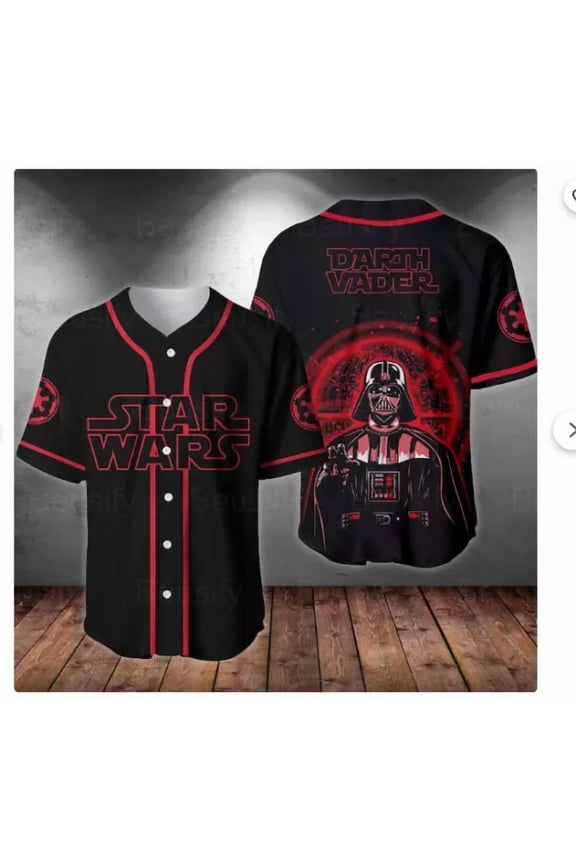 Darth Vader 3D Baseball Jersey Shirt HALLOWEEN GIFT CHRISTMAS GIFT BEST PRICE - Hot Sale 2