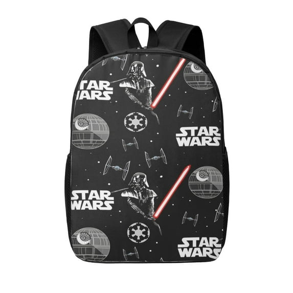 Darth Vader Backpack Cute Pattern College Laptop Schoolbag 17 Inch Large Daily Travel Hiking Sports Casual Daypack
