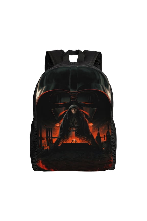 Darth Vader Backpack Funny Pattern College Laptop Schoolbag Large Capacity Daily Travel Hiking Sports Casual Daypack