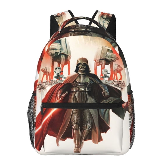 Darth Vader Backpack Funny Printed College Laptop Schoolbag Daily Travel Hiking Work Business Daypack