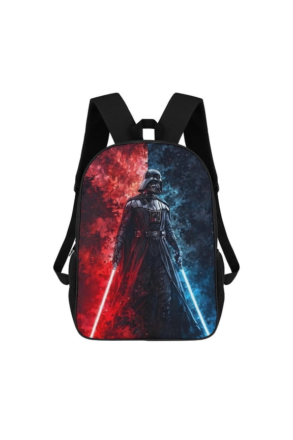 Darth Vader Backpack for College 17 Inch Lightweight Waterproof Book Bag with Adjustable Straps Unisex Large Capacity Travel Daypack