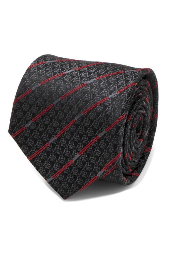 Darth Vader LIGHTSABER Black and Red Striped Tie