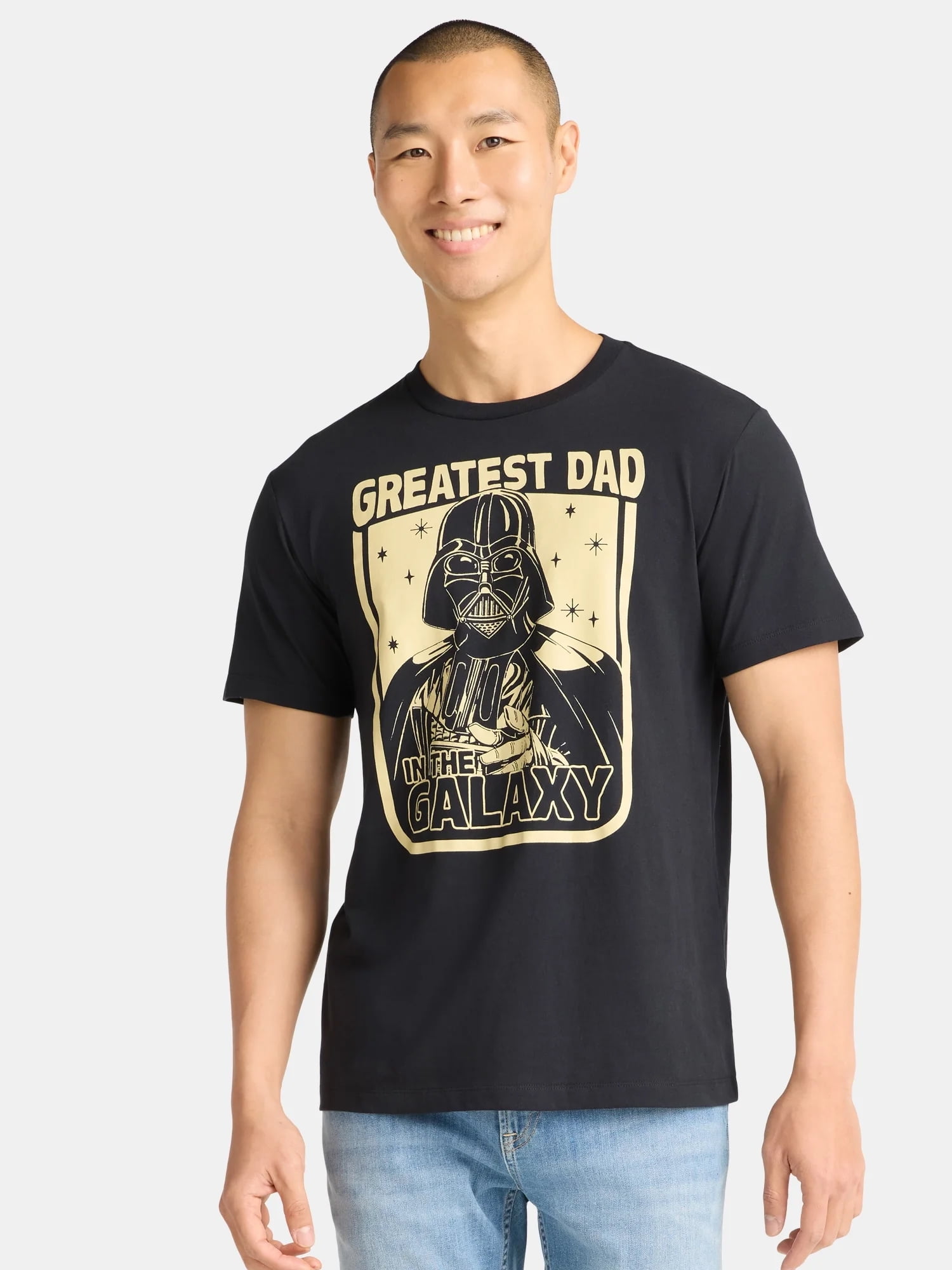 Darth Vader Father's Day, Men's Big Men's Graphic Tee, Sizes XS