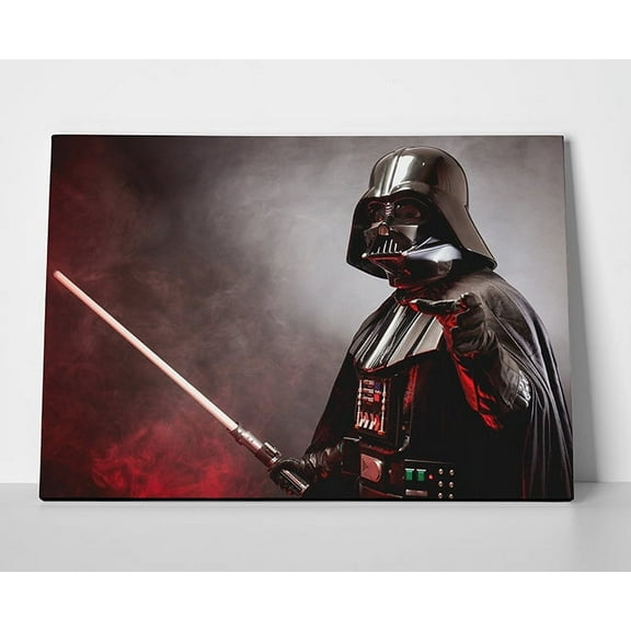 Darth Vader Lightsaber Poster or Wrapped Canvas