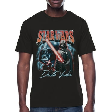 Darth Vader, Men's & Big Men's Graphic Crew Neck T-Shirt, Three Vader Moon, Sizes S-3XL