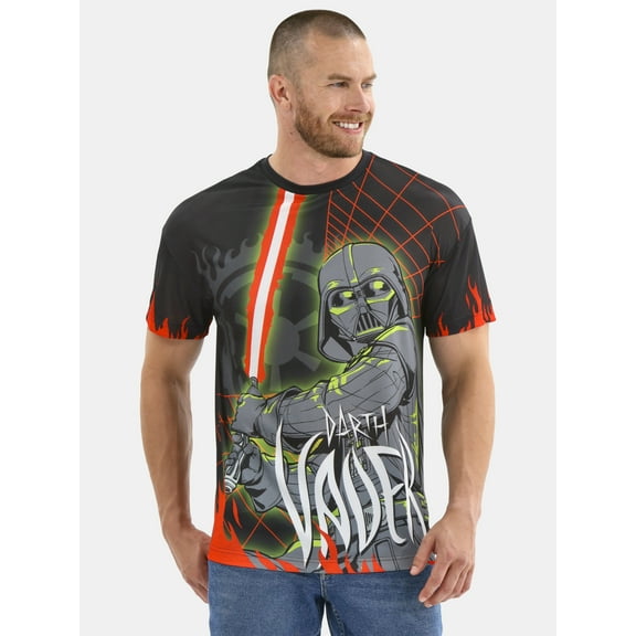Darth Vader Men's and Big Men's Star Wars Graphic Tee, Sizes S-3XL